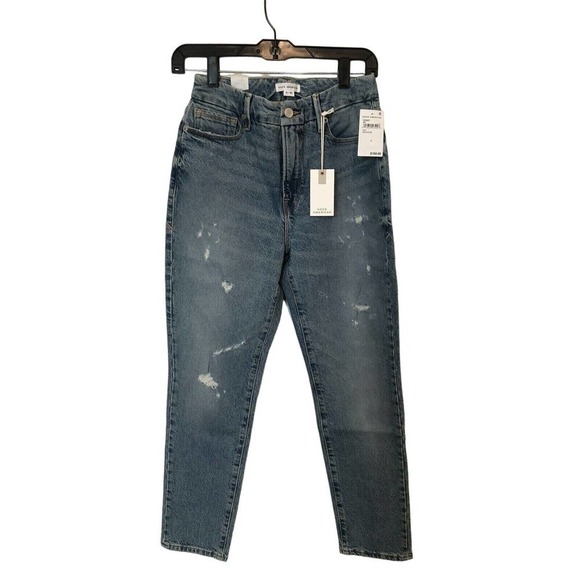 GOOD AMERICAN Good Classic Boot Jeans Size 0/25 Indigo046 gc062t $169 NEW - Picture 3 of 9